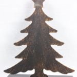 Christmas Decorative Mantel Hooks Set – Tree, Reindeer & Snowflake Iron Stocking Holders - Detail View